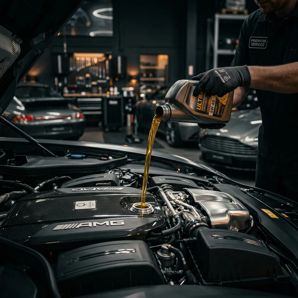 Troca de óleo premium na Magrão Auto Center